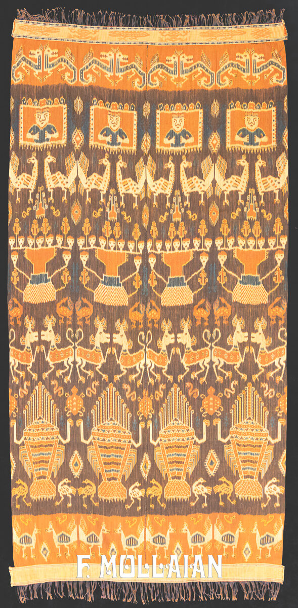 Antique Textile Symbolic Design n°:714187